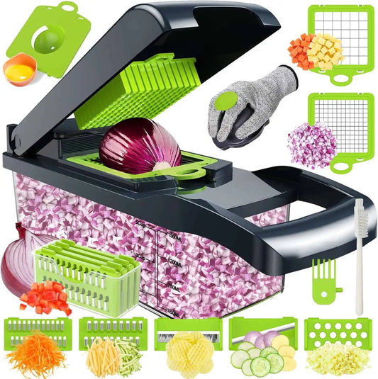 16 in 1 Vegetable Cutter Chopper and Slicer
