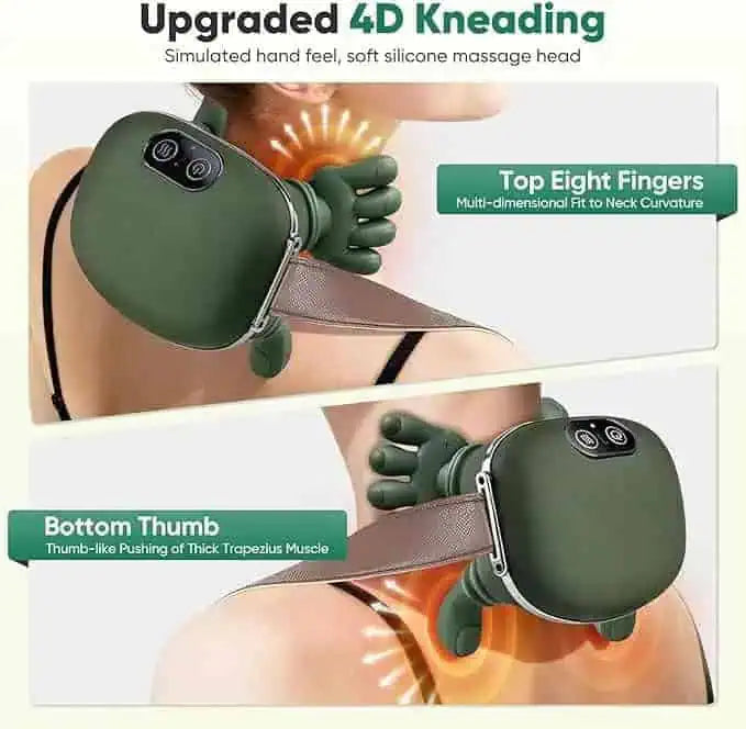 Neck and Back Massager for Pain Relief Deep Tissue