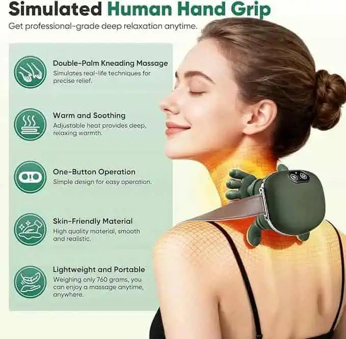 Neck and Back Massager for Pain Relief Deep Tissue