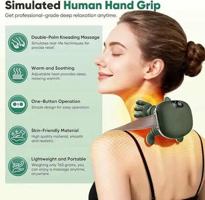 Neck and Back Massager for Pain Relief Deep Tissue