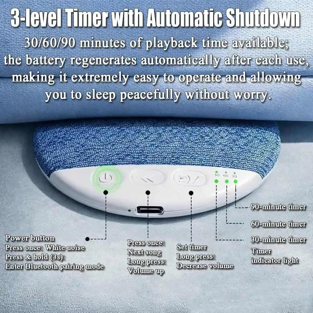 Bluetooth Pillow Speaker for Sleeping