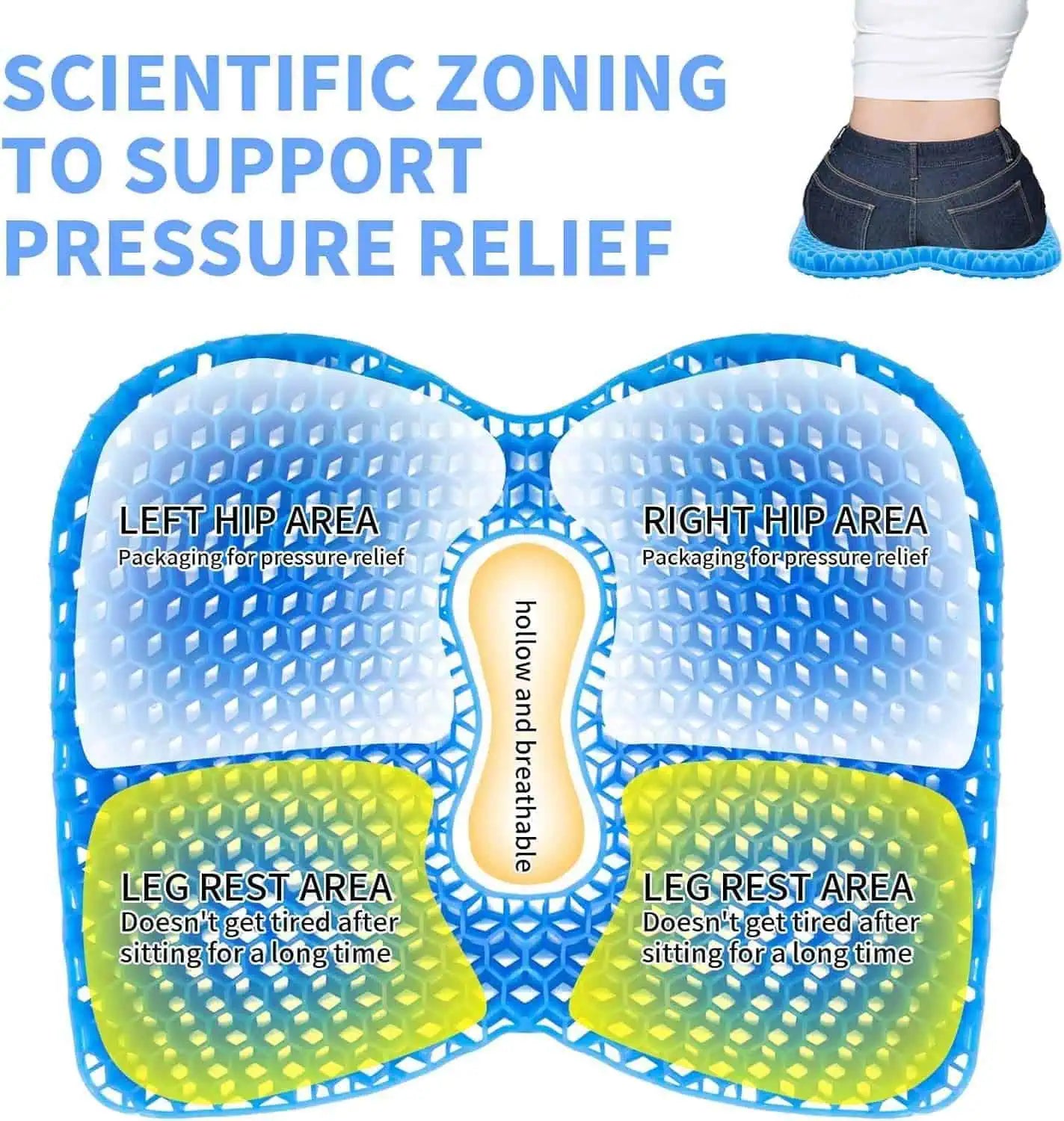 Silicone Ice Pad Insulated Car Seat Cushion