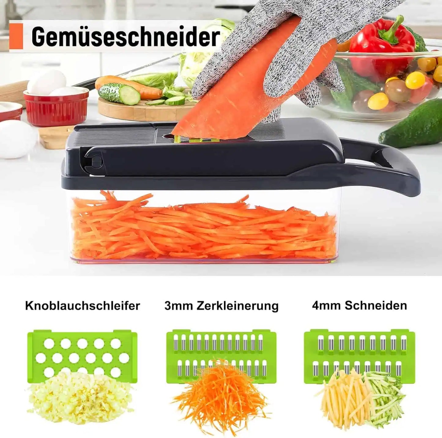 16 in 1 Vegetable Cutter Chopper and Slicer