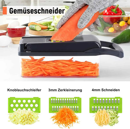 16 in 1 Vegetable Cutter Chopper and Slicer