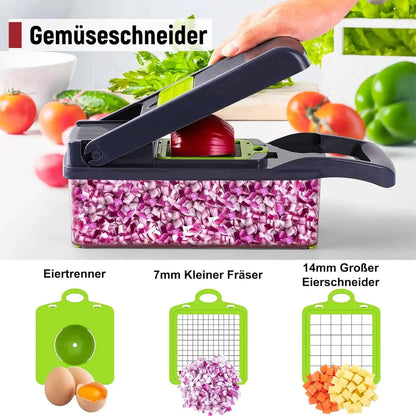 16 in 1 Vegetable Cutter Chopper and Slicer